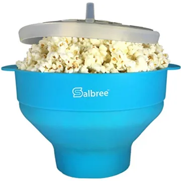 Salbree Microwave Popcorn Popper - Healthy Oil-Free Snack
