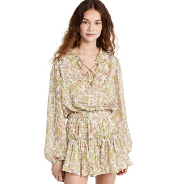 Misa Women's Lorena Dress: Floral Ruffles for Any Occasion