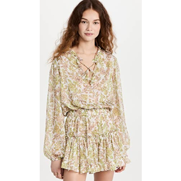 Misa Women's Lorena Dress: Floral Ruffles for Any Occasion