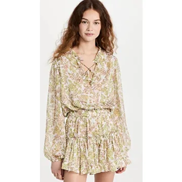 Misa Women's Lorena Dress: Floral Ruffles for Any Occasion