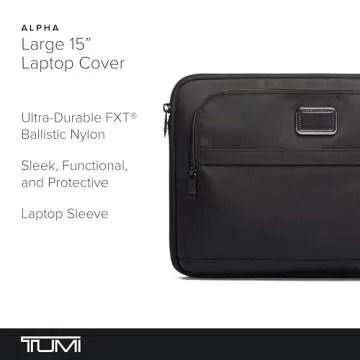 TUMI Alpha Laptop Cover - Stylish & Durable Protective Sleeve for Laptops up to 15"