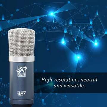Roswell Pro Audio Mini K87 Large Diaphragm Condenser Microphone