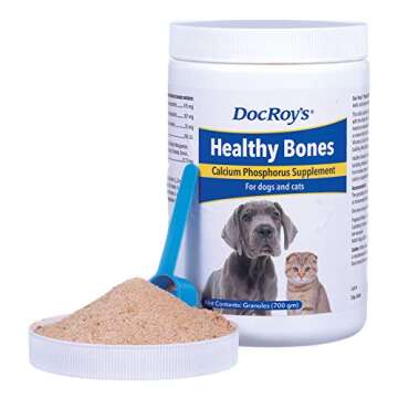 Revival Animal Health Doc Roy's Healthy Bones- Calcium Phosphorus Supplement- for Dogs & Cats- 700 g...