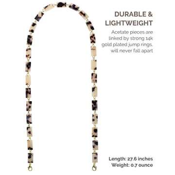 Heesch Tortoise Mask Chain - Chic Eyeglass Holder & Necklace for Women