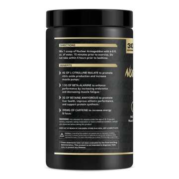 Anabolic Warfare Nuclear Armageddon Pre Workout Powder – Explosive Energy Booster for Men & Women