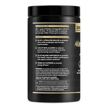 Nuclear Armageddon Pre Workout - Unleash Your Energy Today!