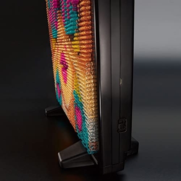 Lite Brite Wall Art POP Wow - 16" x 16" Screen, 6,000 Mini Pegs, 3 HD Designs, Great Gift for Ages 14+, DIY Activity Set for Teens and Adults, Dorm Room Wall Décor, Includes 1 Tablet