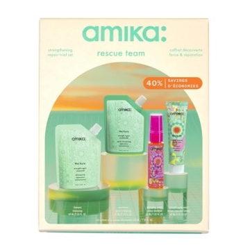 Amika Rescue Team Hair Trial Set | Ultimate Hair Repair Kit