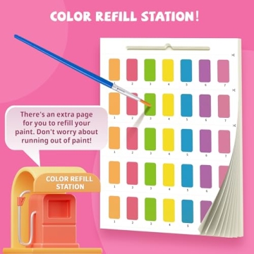 3PCS Mess-Free Watercolor Coloring Set for Kids