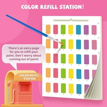 3PCS Mess-Free Watercolor Coloring Set for Kids