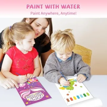 3PCS Mess-Free Watercolor Coloring Set for Kids