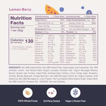 Organic Prenatal Bars for Moms - Tend Daily Vitamin Bar