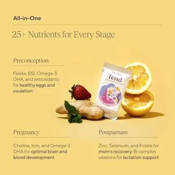 Organic Prenatal Bars for Moms - Tend Daily Vitamin Bar