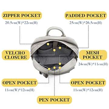 Leather Diaper Bag by miss fong, Diaper Bag Backpack with USB Charger and Insulated Pockets