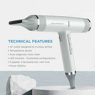 GAMA Italy Lightweight & Powerful Hair Dryer