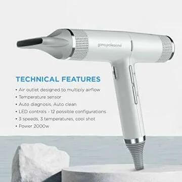 GAMA Italy Lightweight & Powerful Hair Dryer