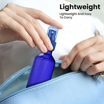 CULINAIRE 2oz Glass Spray Bottles with Gold Marker