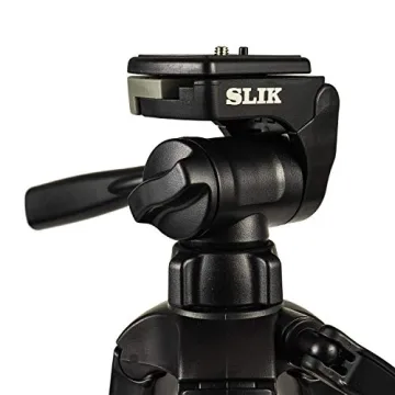 SLIK U8000 Tripod - Lightweight & Sturdy with Pan Head