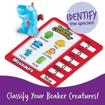 Learning Resources Beaker Creatures Reactor Pods,6 Pack, Ages 5+,Series 1, STEM Certified Science Toy, Fun Experiments For Kids
