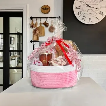 Goodpick Pink Easter Basket - Multi-functional Kids Organizer