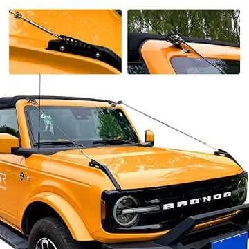 JHD-TOGO Adjustable Limb Risers Kit, Fit for Ford Bronco 2021 2022 2023 2024 2025 Through The Jungle Protector Obstacle Eliminate Rope Stainless Steel, 2PCS