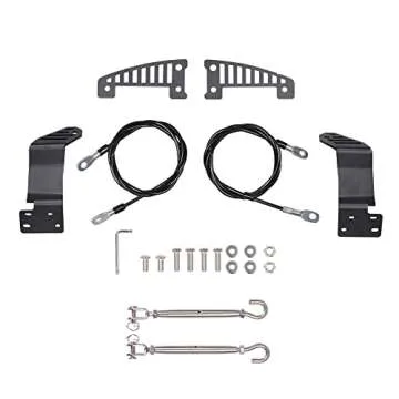 JHD-TOGO Adjustable Limb Risers Kit, Fit for Ford Bronco 2021 2022 2023 2024 2025 Through The Jungle Protector Obstacle Eliminate Rope Stainless Steel, 2PCS