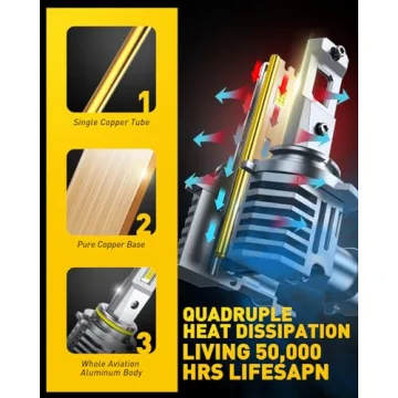 AUXITO H11 9005 LED Bulb 900% Ultra-Bright, Long Lifespan