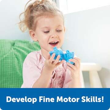 Learning Resources Snap-n-Learn Matching Dinos - 18 Pieces, Ages 18+ Months Toddler Fine Motor Toys,...