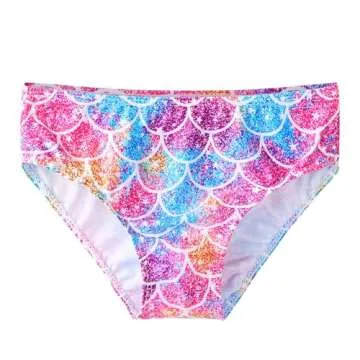 Stylish 2PCS Girls Swimsuits with UPF 50+ Protection