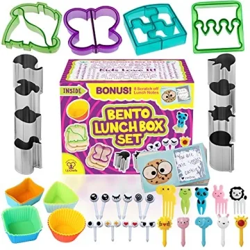 UpChefs Complete Bento Kit - Fun, Healthy Kids Lunchbox Accessories