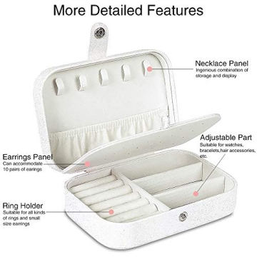 DREAM&GLAMOUR Jewelry Case for Travel - Stylish & Compact