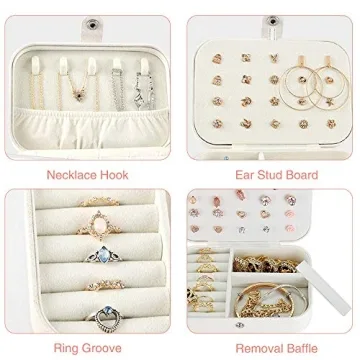 DREAM&GLAMOUR Jewelry Case for Travel - Stylish & Compact