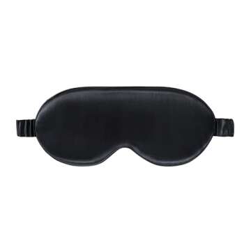 Luxurious Slip Silk Contour Sleep Mask for Beauty Sleep