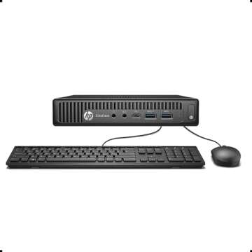 HP EliteDesk 800 G2 Desktop with 21.5" Monitor and i5 Processor