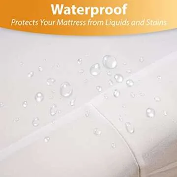 Deluxe Hotel Ultimate Zippered Waterproof Mattress Protector (Queen)