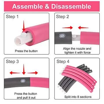 Weighted Adult Exercise Hoop with Jump Rope - Fitness Fun