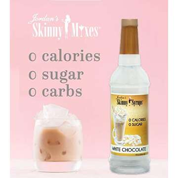 Jordans Skinny Syrups Sugar Free Trio - White Chocolate, Vanilla Caramel Creme, Salted Caramel 25.4 ...