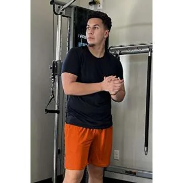 COOFANDY Men's Mesh Workout Gym Shorts - 3 Pack