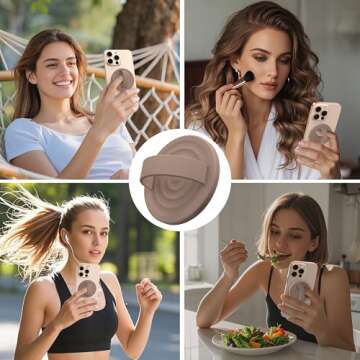 COFFKER Magnetic Phone Ring Grip Holder - Ultimate Flexibility & Comfort
