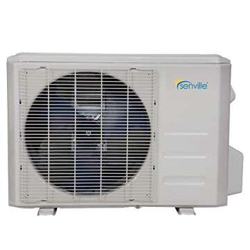 Senville 18,000 BTU Ducted Mini Split AC/Heating System, Concealed Duct, Built-in Water Pump, Wall T...