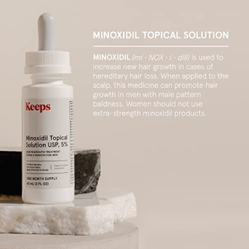 Keeps Extra Strength Minoxidil for Men - 3 Month Supply 5% Solution