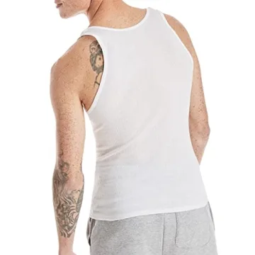 Hanes Men’s Moisture-Wicking Tank Undershirts, 6 Pack