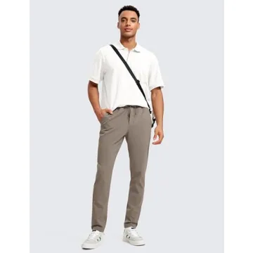 CRZ YOGA 4-Way Stretch Jogger Pants for Men - Premium Comfort