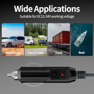 Starlink Mini 10FT Cigarette Lighter Power Cable