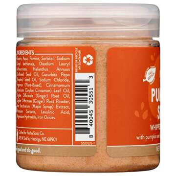 Pumpkin Spice Whipped Soap & Scrub for Luxurious Care