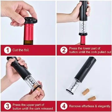 Electric Wine Opener for Effortless Wine Uncorking