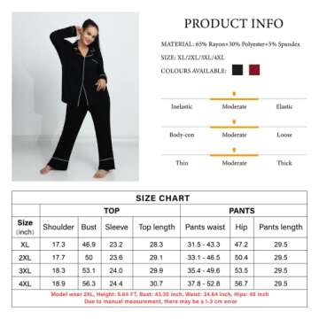 Luxurious Plus Size Pajamas Set for Cozy Nights