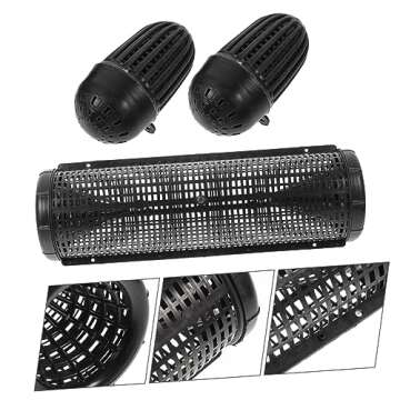 VANZACK 1 Set EEL Shrimp net Plastic Fishing Reusable Crab Traps Crawfish Minnow for Fishing Portable Fish Catch EEL Catcher Inverted Beard Bait EEL cage Crayfish