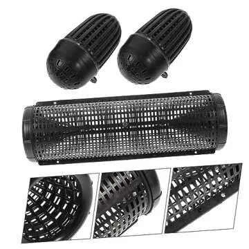 VANZACK 1 Set EEL Shrimp net Plastic Fishing Reusable Crab Traps Crawfish Minnow for Fishing Portable Fish Catch EEL Catcher Inverted Beard Bait EEL cage Crayfish