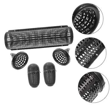 VANZACK 1 Set EEL Shrimp net Plastic Fishing Reusable Crab Traps Crawfish Minnow for Fishing Portable Fish Catch EEL Catcher Inverted Beard Bait EEL cage Crayfish